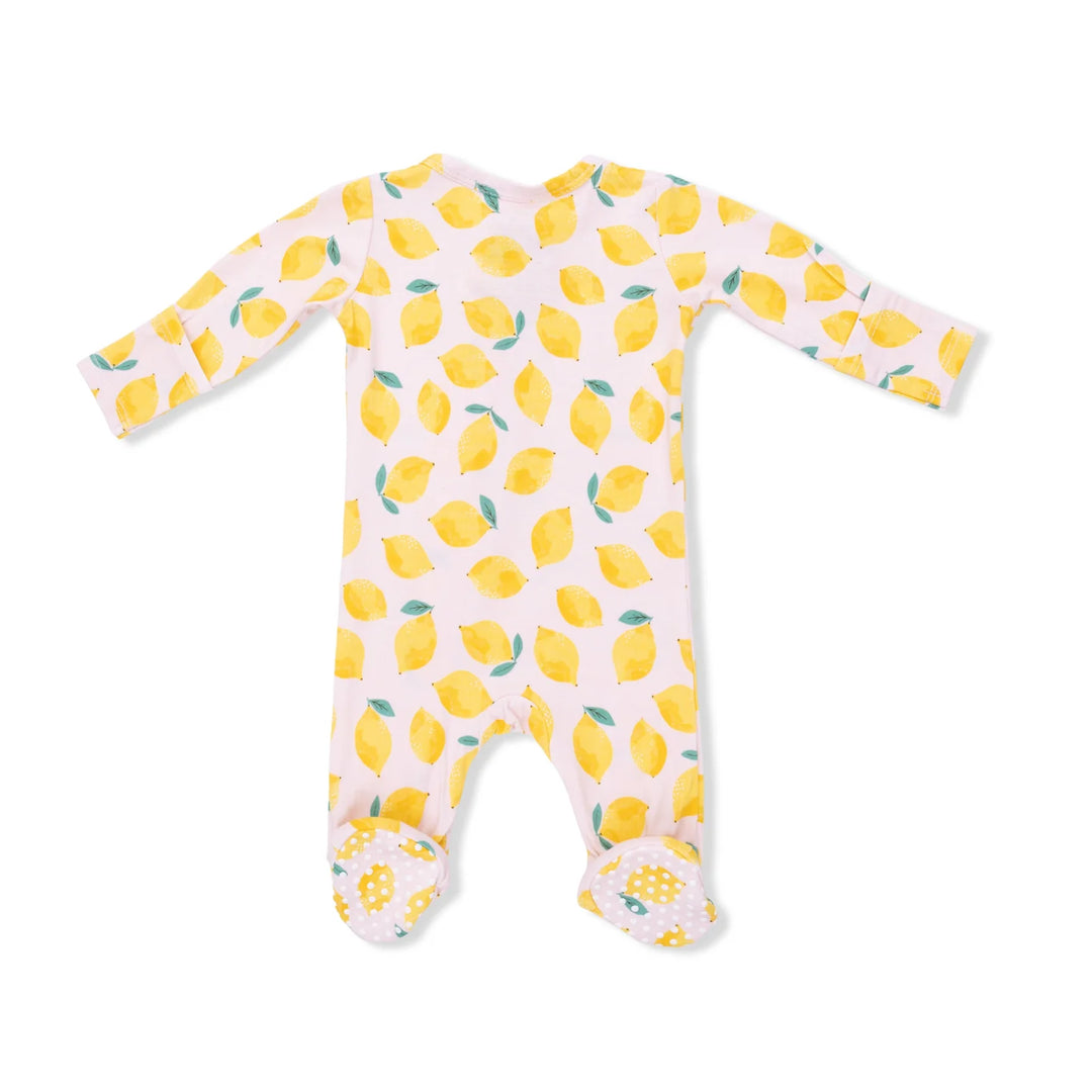 Angel Dear 2 Way Zipper Footie - Sunny Lemons