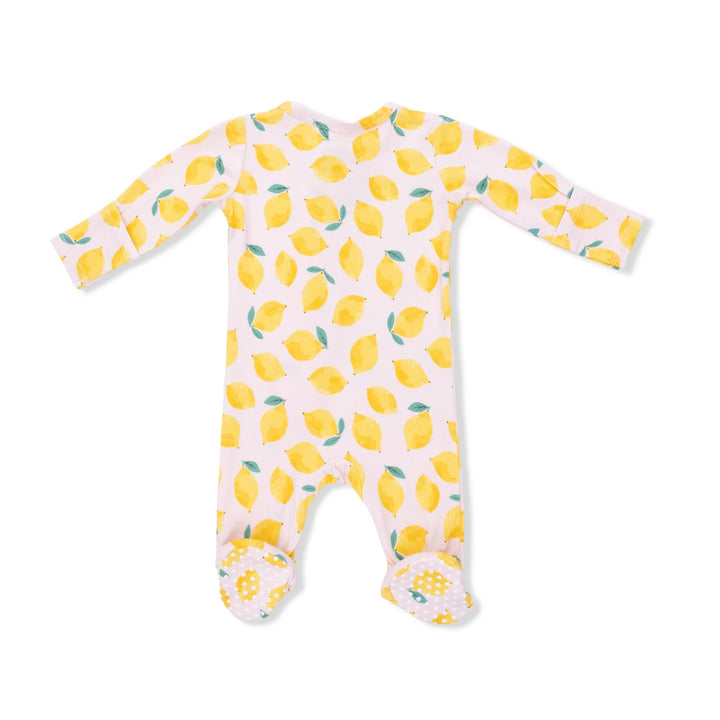 Angel Dear 2 Way Zipper Footie - Sunny Lemons