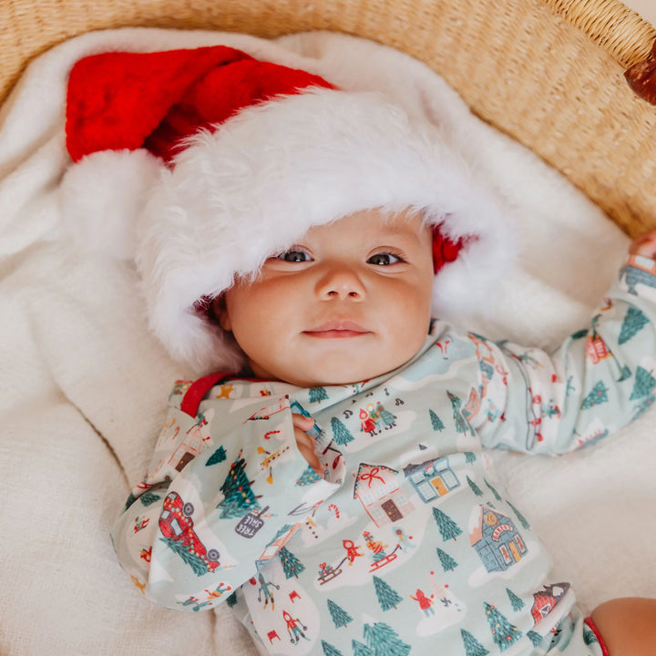 Copper Pearl Long SLeeve Body SUit Snowy slopes