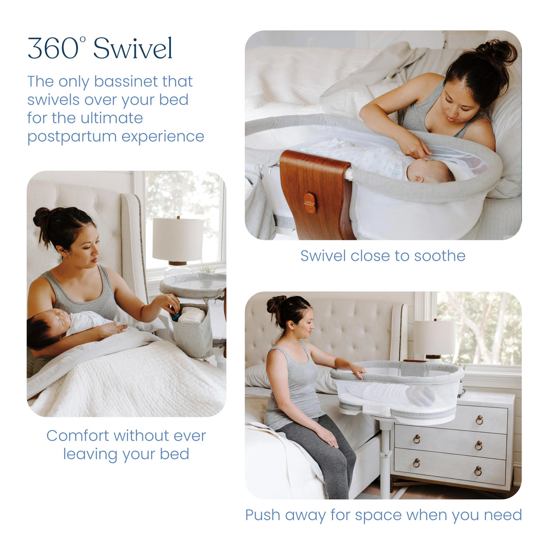 HALO BassiNest Swivel Sleeper Luxe Series – Baby Grand