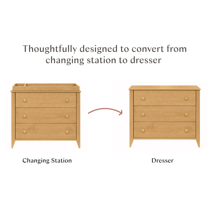 Babyletto Sprout 3-Drawer Changer Dresser with Removable Changing Tray