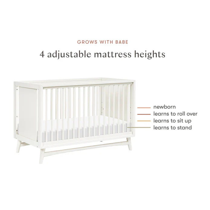 Babyletto Peggy 3-in-1 Convertible Crib with Toddler Bed Conversion Kit