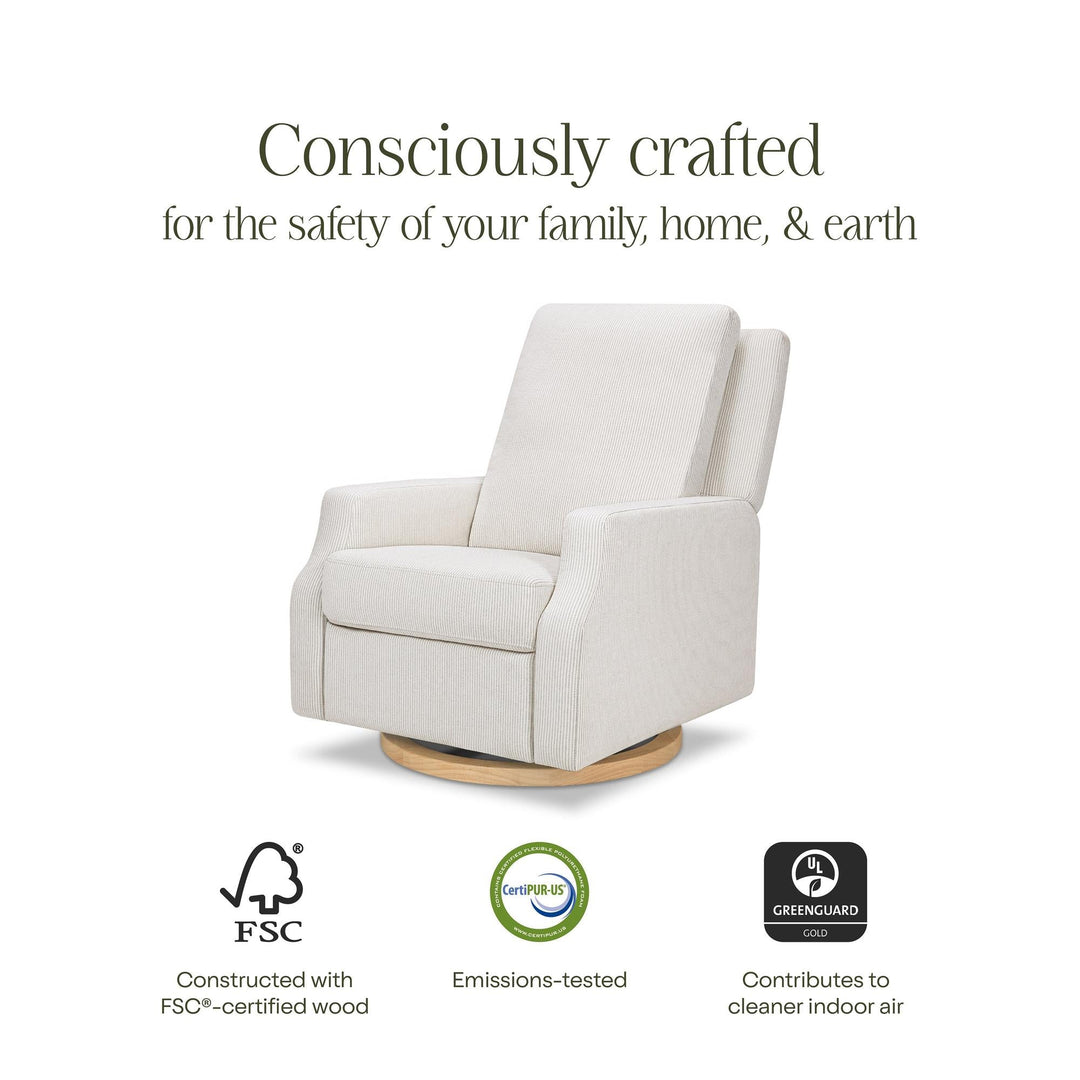 Namesake Crewe Recliner and Swivel Glider