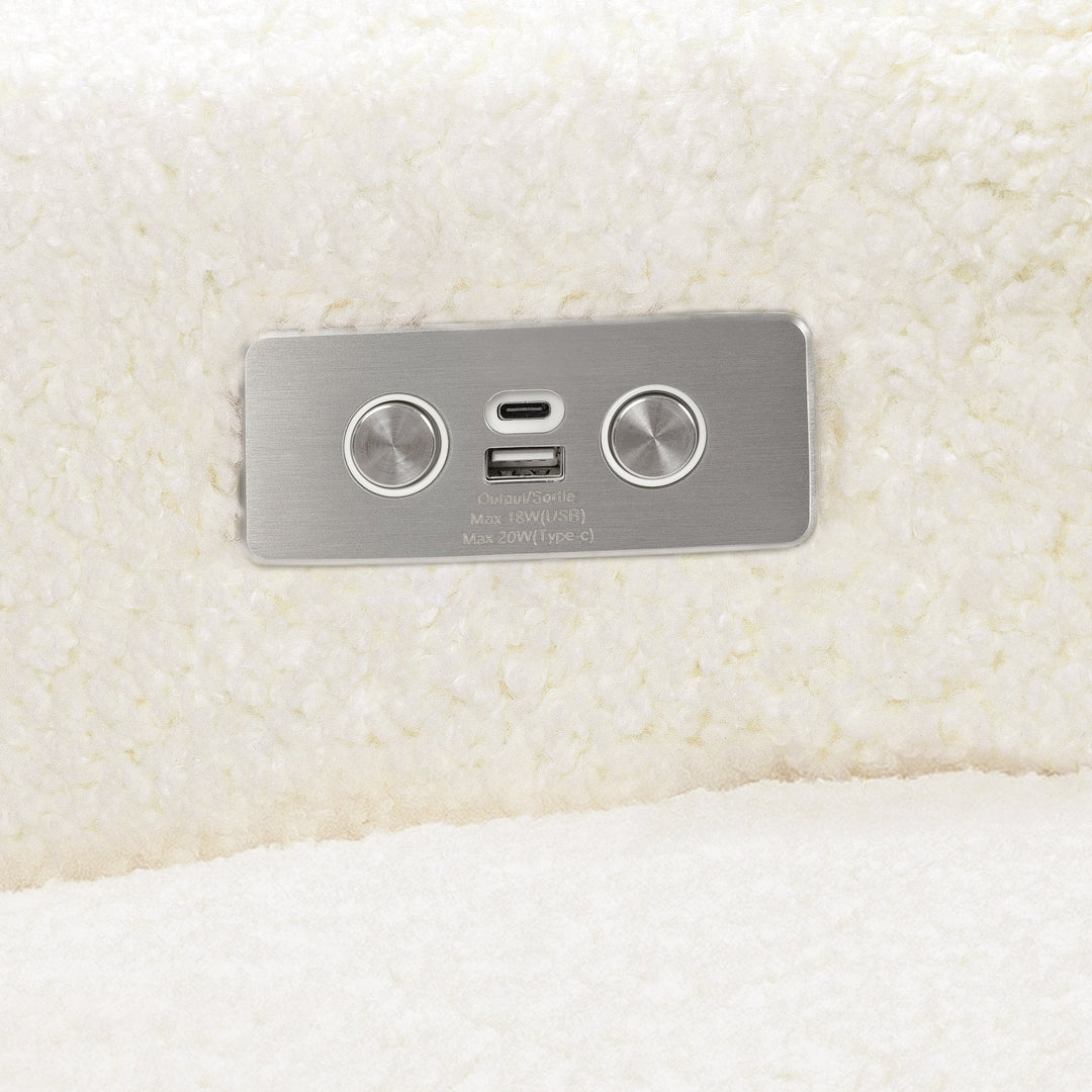 Babyletto Sigi Electronic Recliner and Glider with USB Port