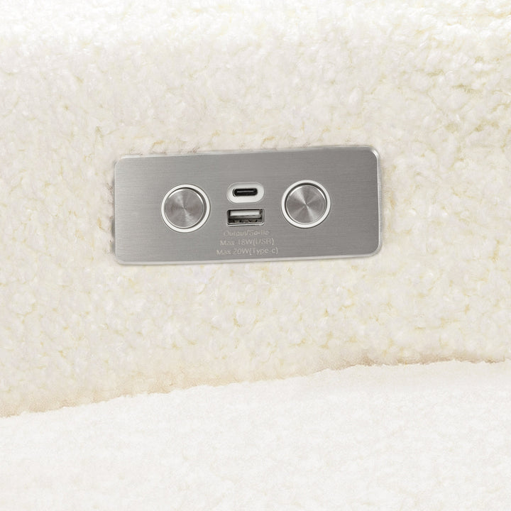 Babyletto Sigi Electronic Recliner and Glider with USB Port