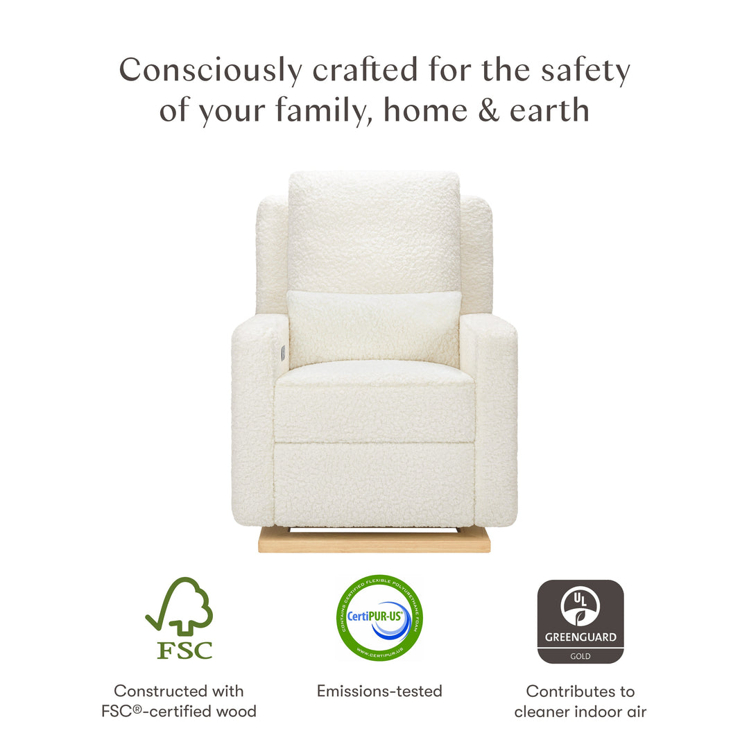 Babyletto Sigi Electronic Recliner and Glider with USB Port