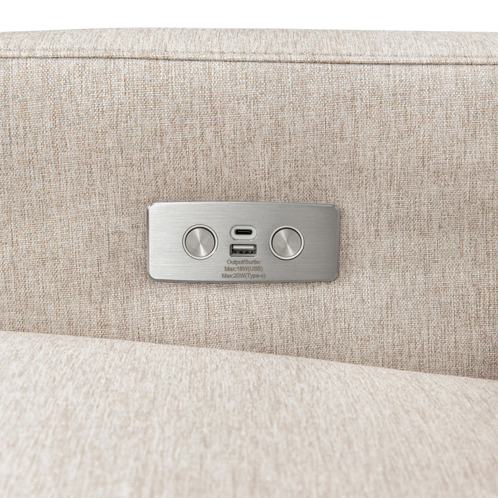 Babyletto Sigi Electronic Recliner and Glider with USB Port