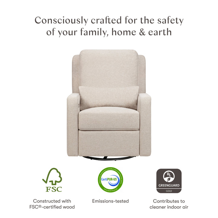 Babyletto Sigi Electronic Recliner and Glider with USB Port