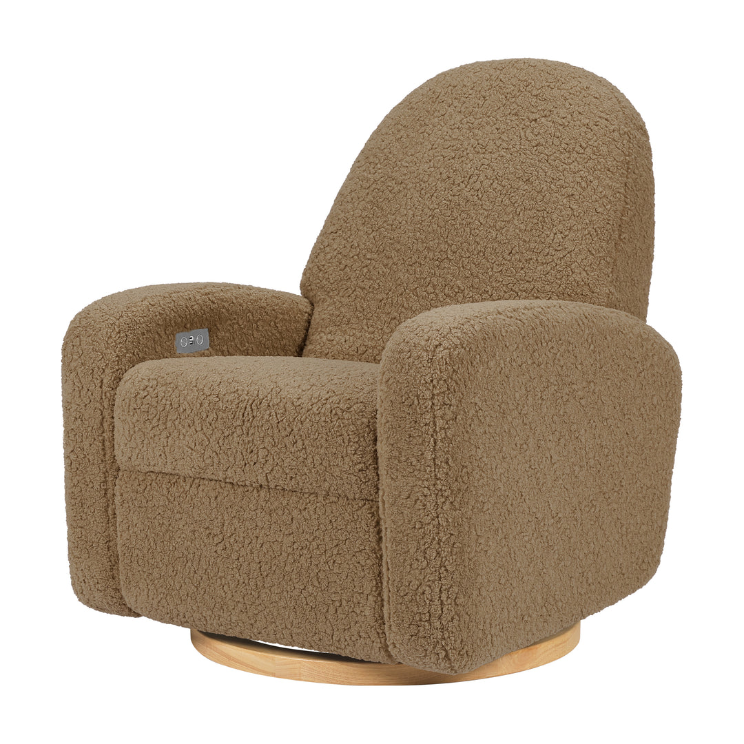 Babyletto Nami Electronic Swivel Recliner - Teddy