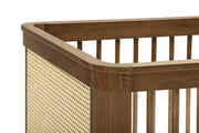 Namesake Marin Convertible Crib in Natural Walnut w/ Blonde Cane