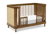 Namesake Marin Convertible Crib in Natural Walnut w/ Blonde Cane