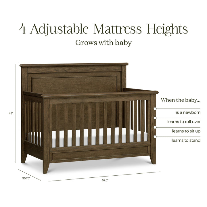 Monogram by Namesake Barrow 4-in-1 Convertible Crib