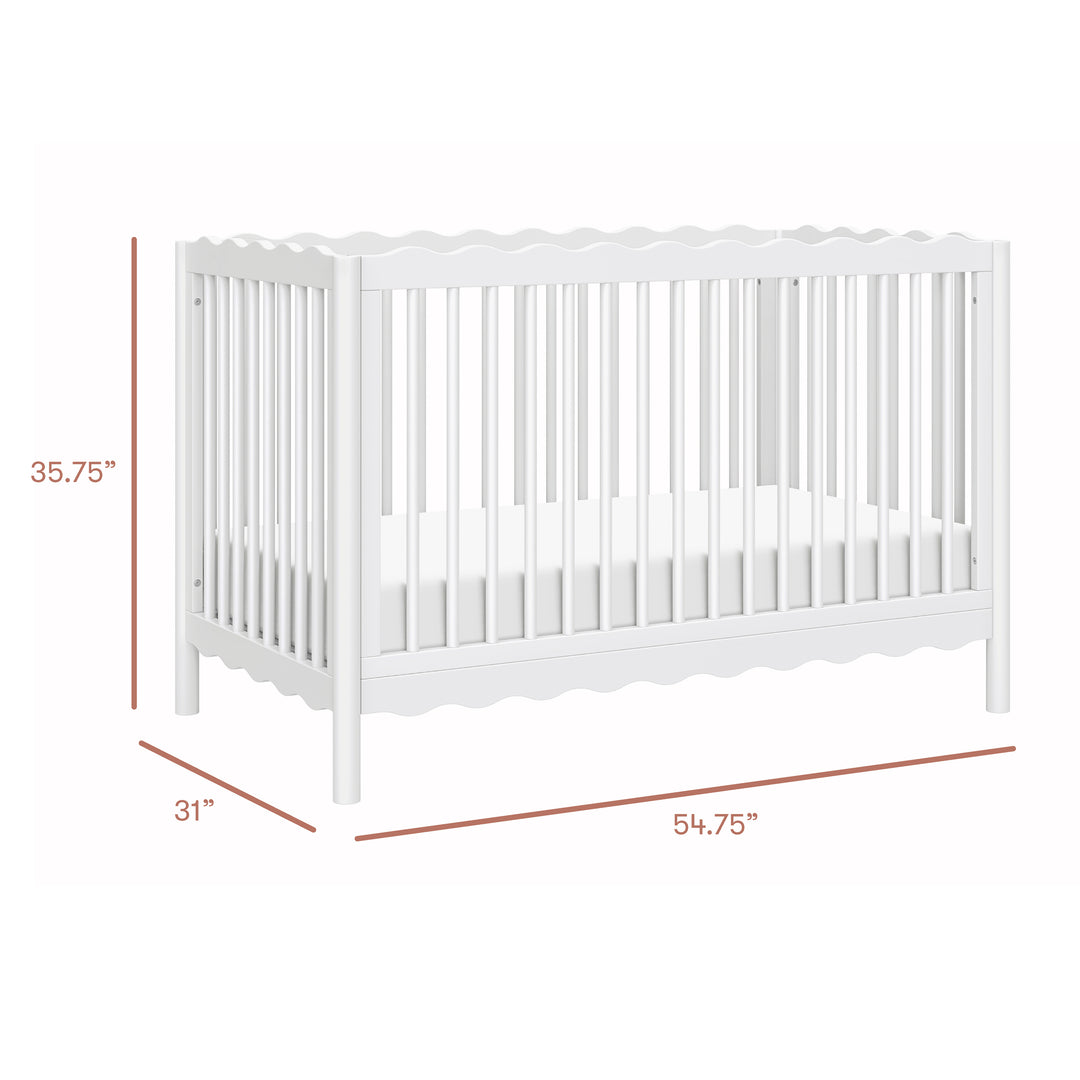 Babyletto Swell 4-in-1 Convertible Crib with Toddler Bed Conversion Kit