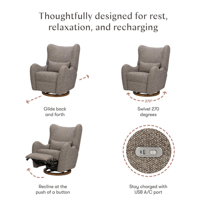 Nate Berkus x Babyletto Westham Power Recliner