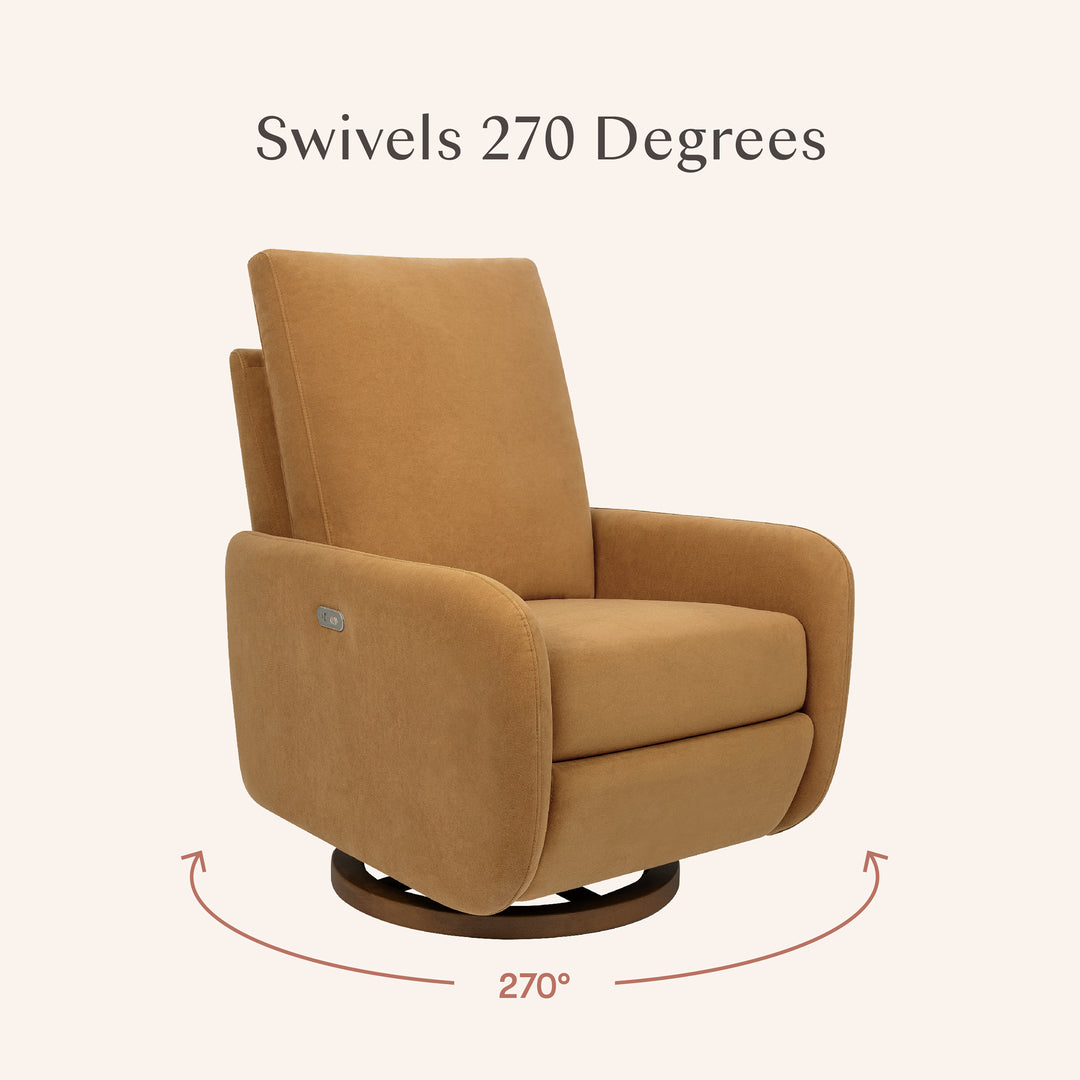 Babyletto Petal Electronic Recliner and Swivel Glider