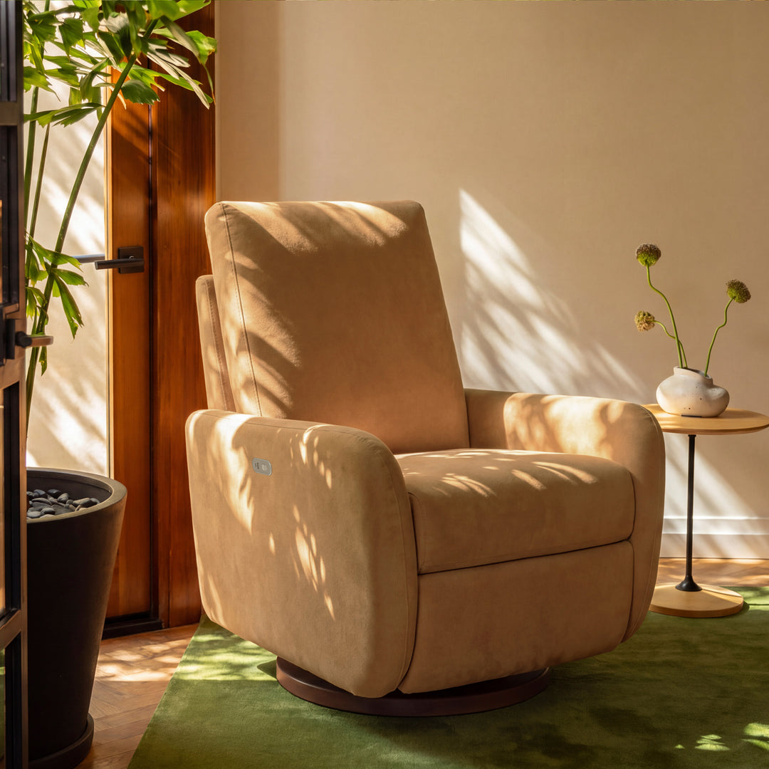 Babyletto Petal Electronic Recliner and Swivel Glider