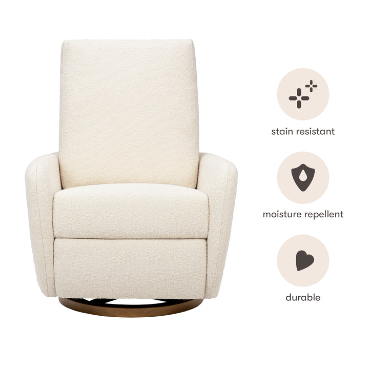 Babyletto Petal Electronic Recliner and Swivel Glider