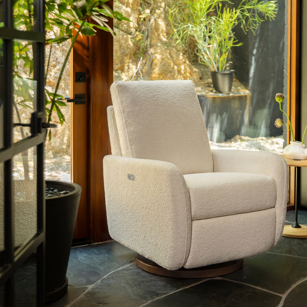 Babyletto Petal Electronic Recliner and Swivel Glider