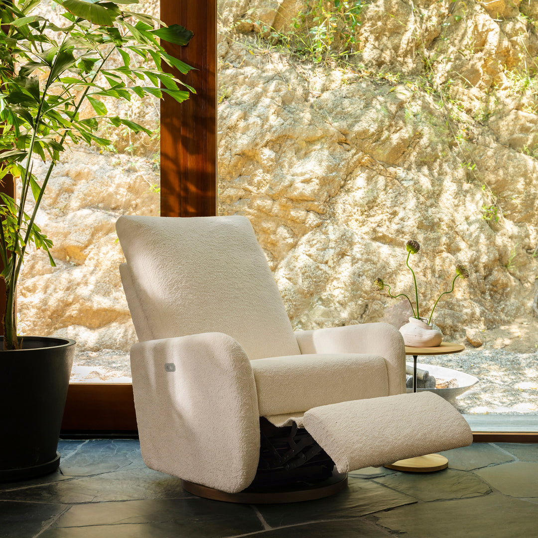Babyletto Petal Electronic Recliner and Swivel Glider