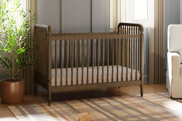 Namesake Liberty Crib and 6 Drawer Apothecary Dresser Set -  Natural Walnut