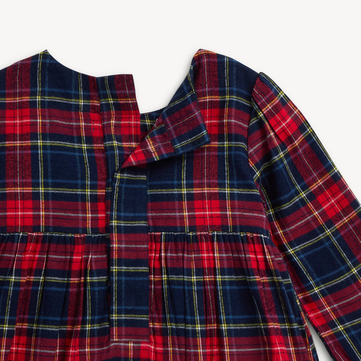 Magnetic Me Holiday Plaid Flannel Dress & Leggings
