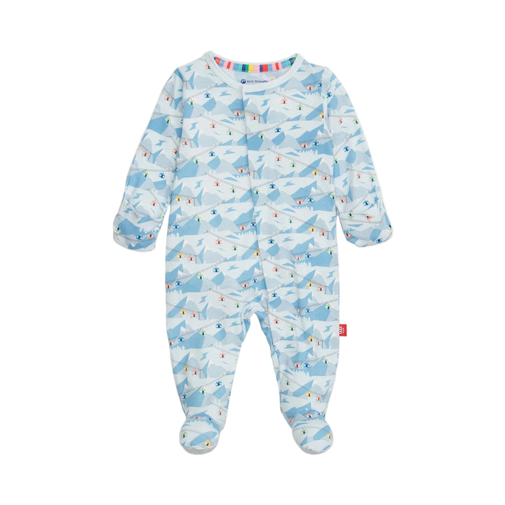 Magnetic Me Footie -Blue Apres Chic