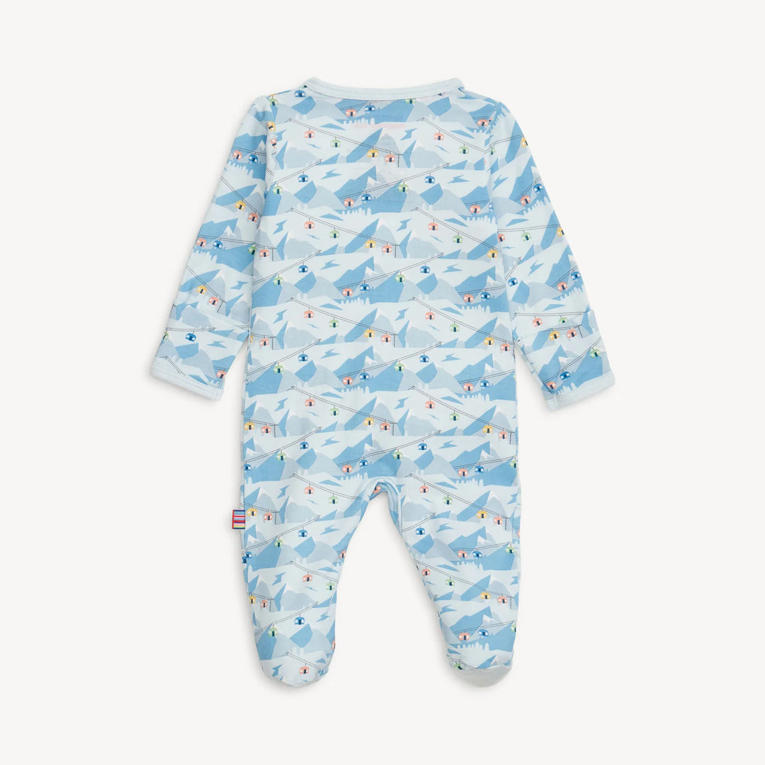 Magnetic Me Footie -Blue Apres Chic