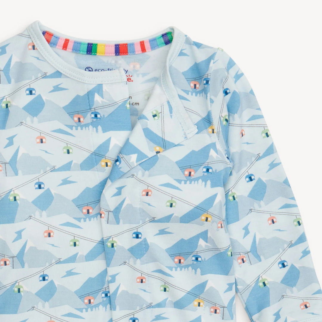 Magnetic Me Footie -Blue Apres Chic