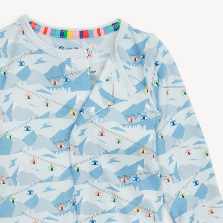 Magnetic Me Footie -Blue Apres Chic