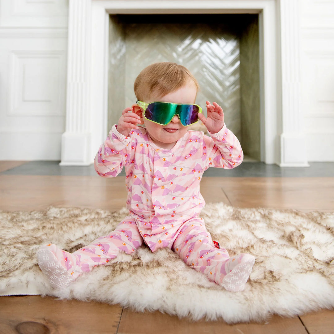 Magnetic Me Footie - Pink Apres Chic