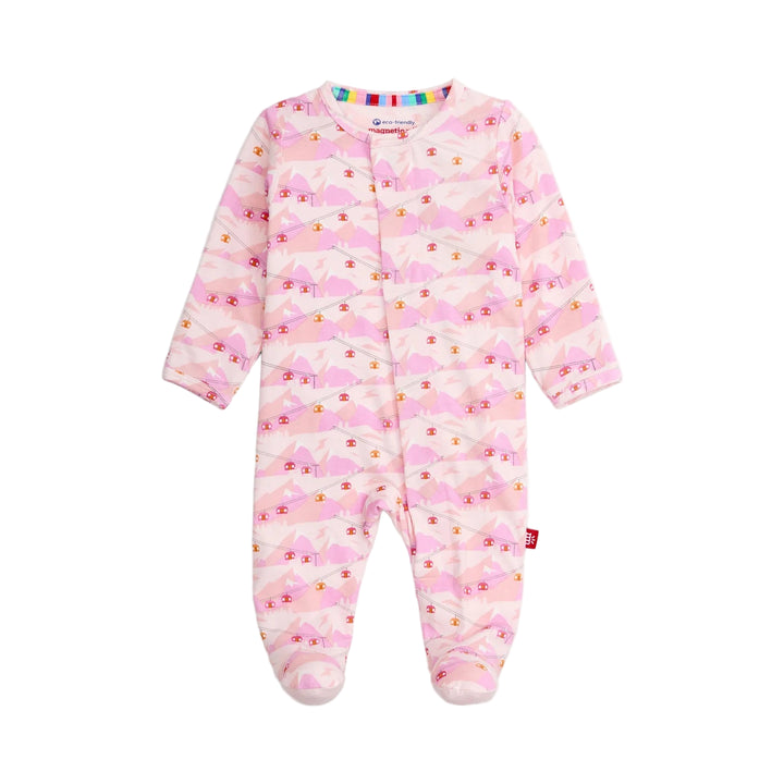 Magnetic Me Footie - Pink Apres Chic