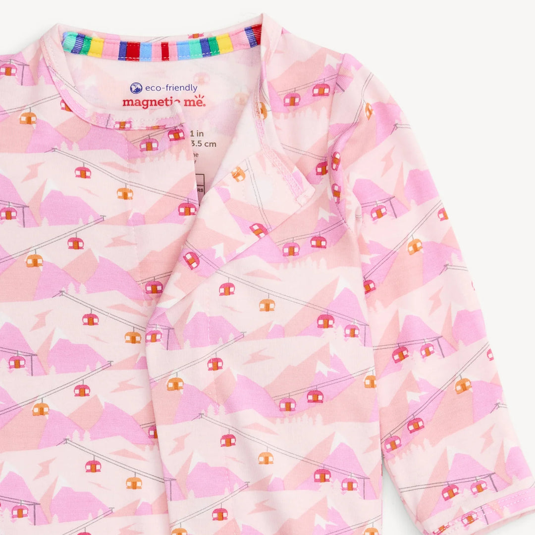 Magnetic Me Footie - Pink Apres Chic