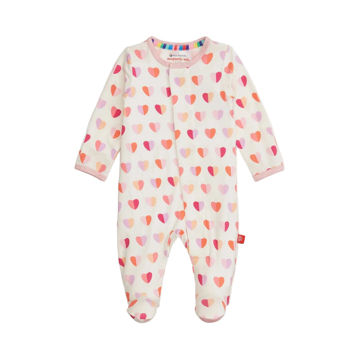 Magnetic Me Pink XO Footie