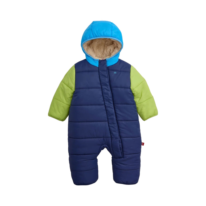 Magnetic me Puffer Pram Snowsuit - Storm Blue