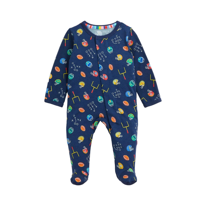 Magnetic One PIece Footie - First Down Fun
