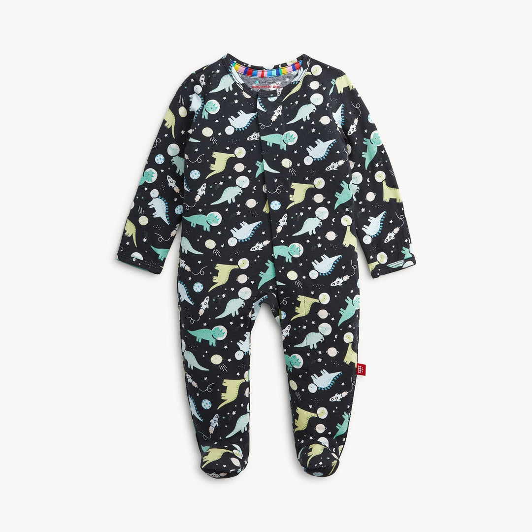 Magnetic Modal Glow in the Dark Footie - Astroceratops