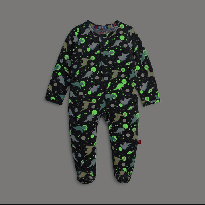 Magnetic Modal Glow in the Dark Footie - Astroceratops
