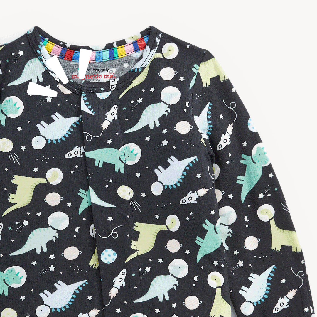 Magnetic Modal Glow in the Dark Footie - Astroceratops