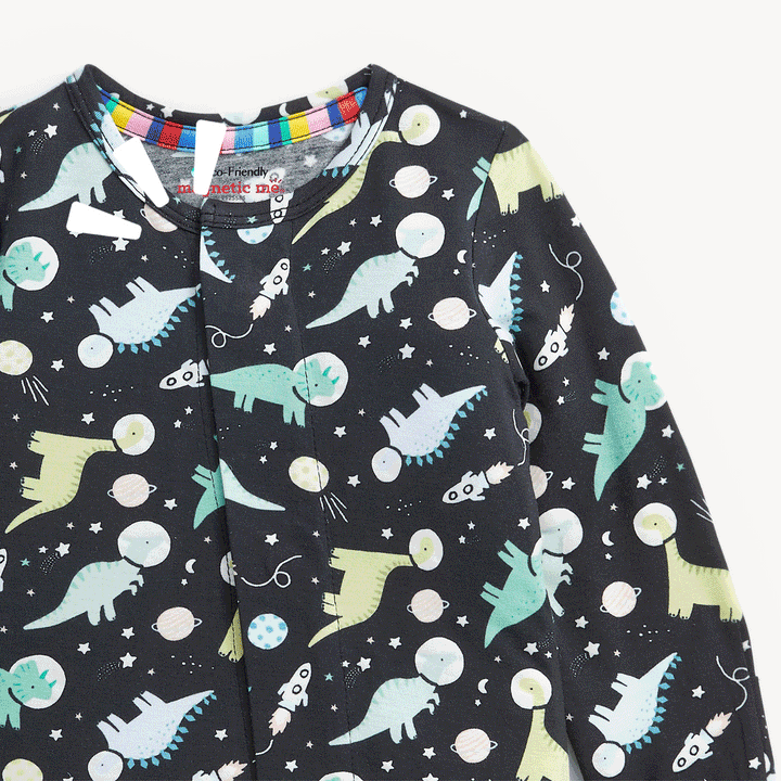 Magnetic Modal Glow in the Dark Footie - Astroceratops