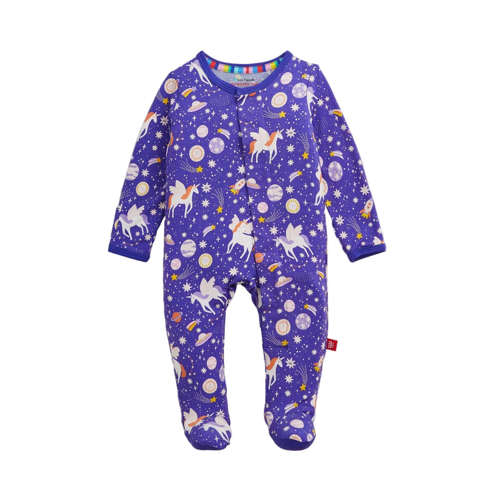 Magnetic Me Footie/Coverall Romper in Galaxy Glittercorn - ONLINE EXCLUSIVE