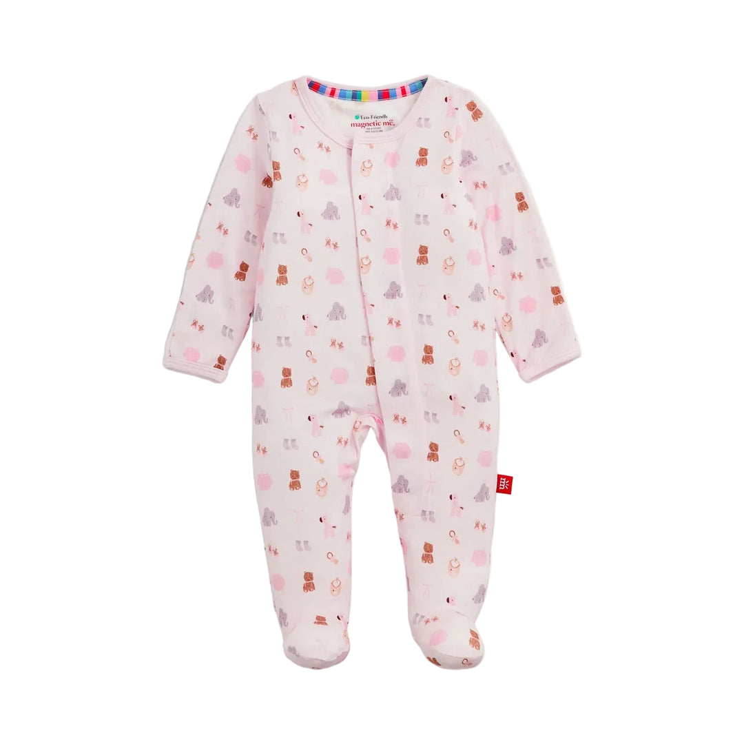 Magnetic Me Footie -  Nursery Nostalgia Pink