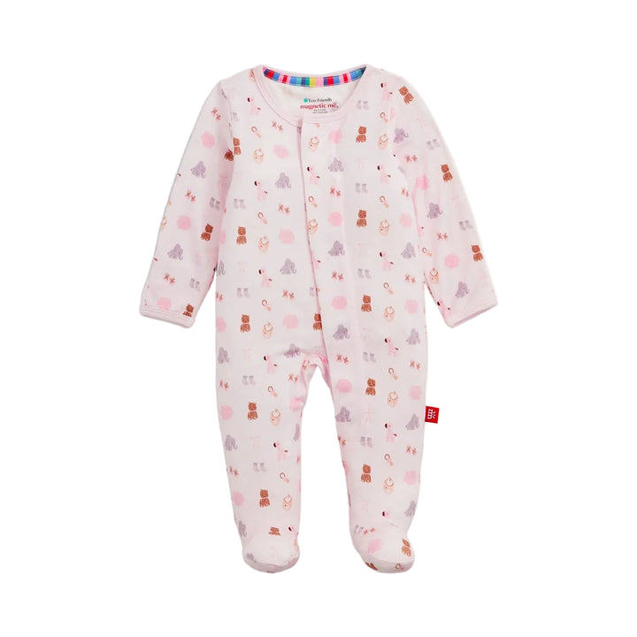 Magnetic Me Footie -  Nursery Nostalgia Pink