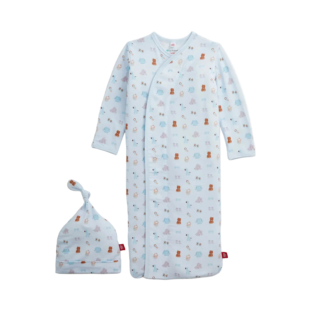 Magnetic Gown & Hat Set -  Nursery Nostalgia Blue