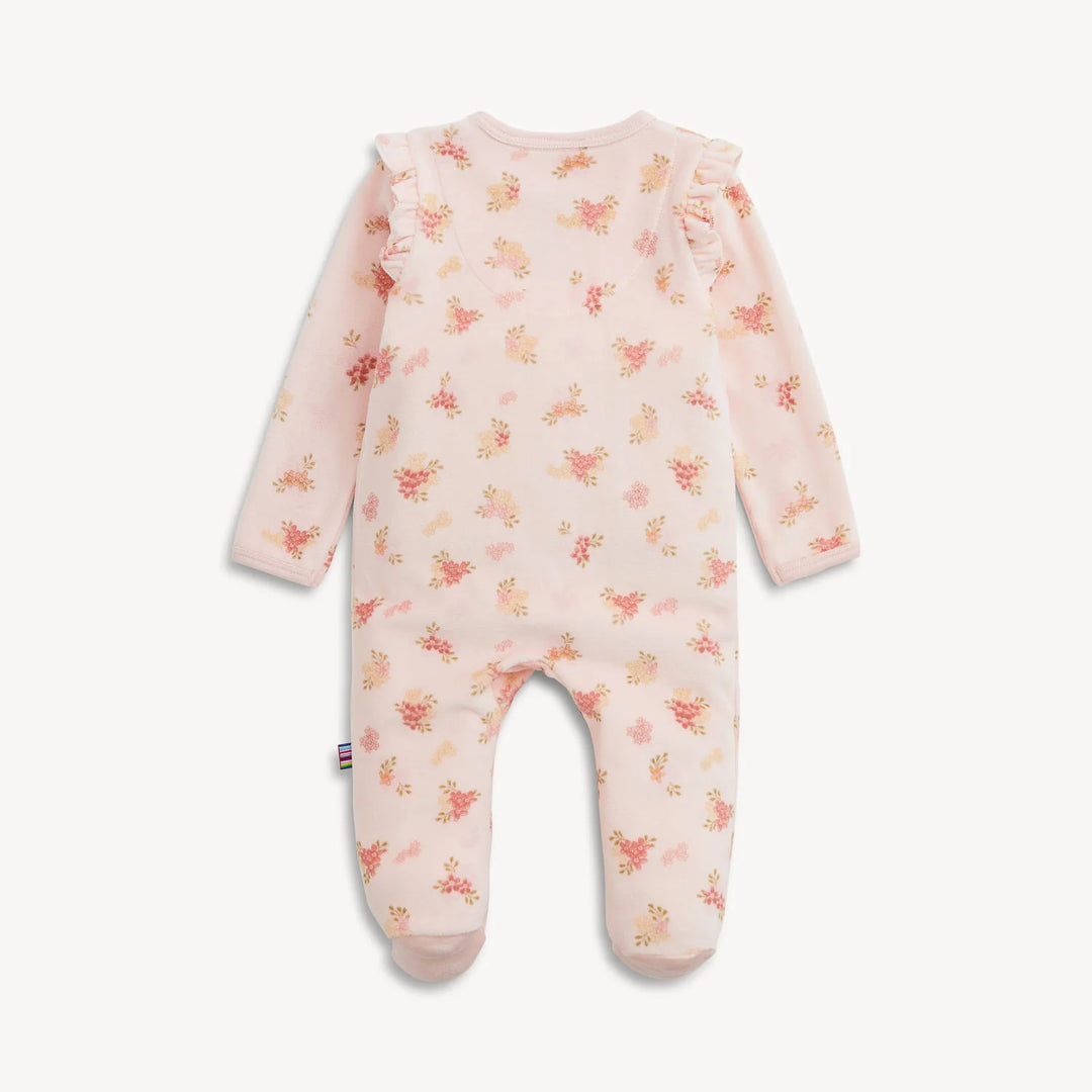 Magnetic Me Velour Footie - Floral