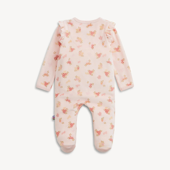 Magnetic Me Velour Footie - Floral