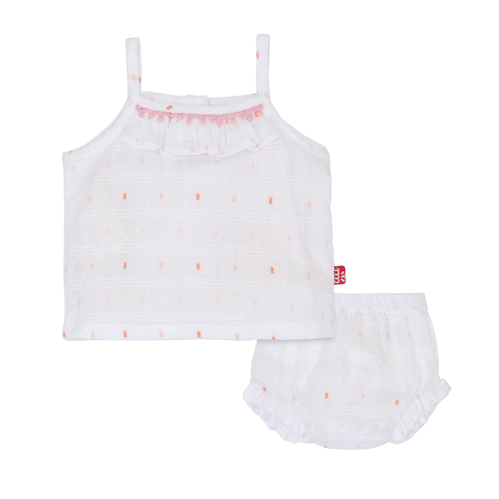 Magnetic Me Tank & Bloomer Set Swiss Dot