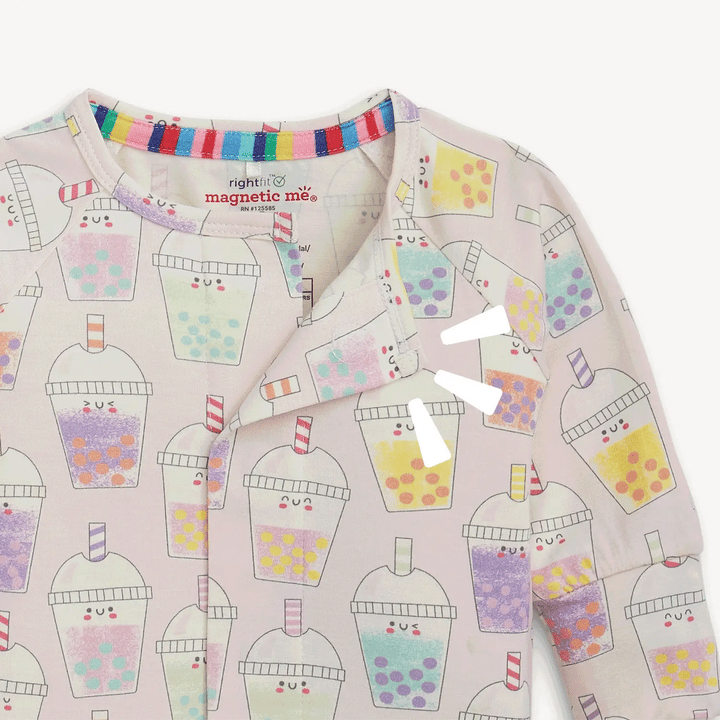 Magnetic Me Footie - Boba Beau-Tea