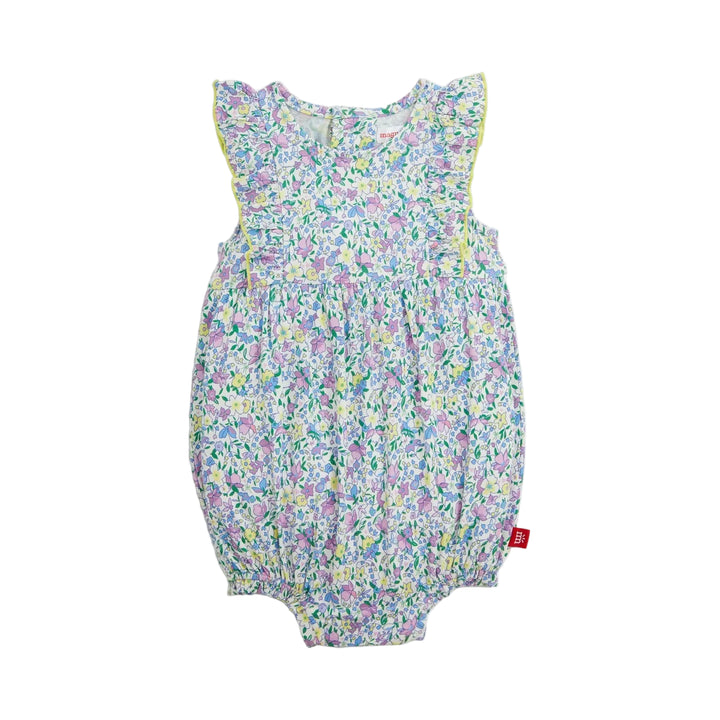 Magnetic Me Magnetic Ruffle Bubble Romper - Lavinia