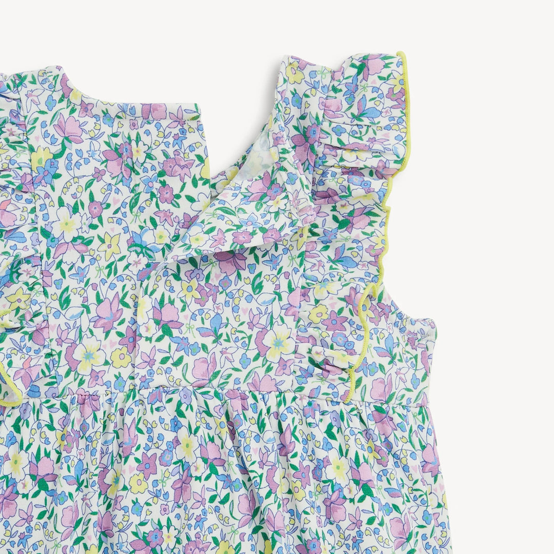 Magnetic Me Magnetic Ruffle Bubble Romper - Lavinia