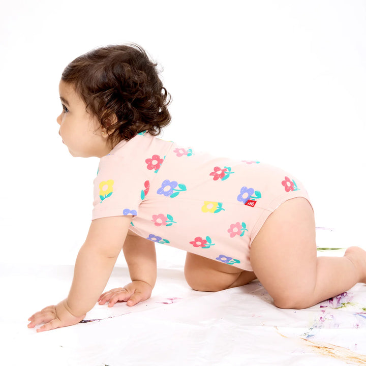 Magnetic Me 3-Pack Bodysuit - Pink Flower Combo